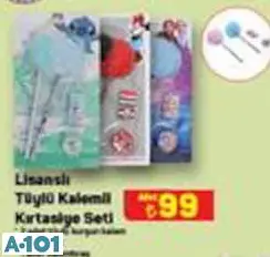 LİSANSLI TÜYLÜ KALEMLİ KIRTASİYE SETİ